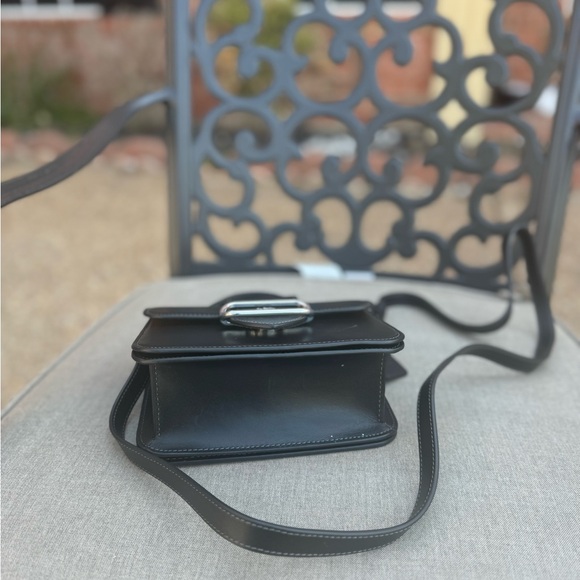 Coach CL416 Morgan Square Crossbody Bag IN Black - Picture 3 of 8